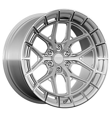 Vossen HFX1 9x21 ET32 5x112 66,5 silver polished
