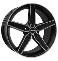 Autec Delano 8x19 ET40 5x112 70 schwarz matt poliert