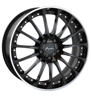 Breyton Magic CW 7,5x18 ET48 4x100 56 glossy black with polished lip