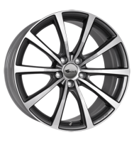 Brock B32 9x21 ET45 5x120 72,6 himalaya grey vollpoliert