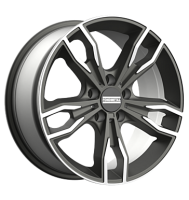 Fondmetal Alke 8x18 ET45 5x120 72,5 matt titanium machined