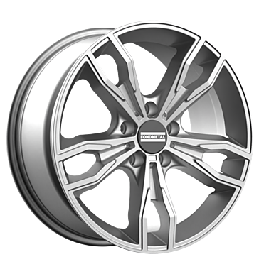Fondmetal Alke 9x19 ET42 5x112 66,5 glossy silver