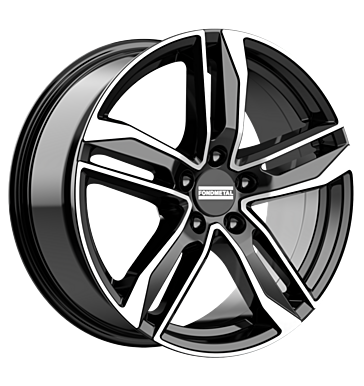 Fondmetal Hexis 8x18 ET40 5x112 66,5 glossy black machined