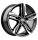 Fondmetal Hexis 8x18 ET45 5x108 63,34 glossy black machined