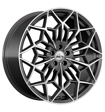 Antera A105 10,5x21 ET18 5x112 66,6 Moon Grey Diamond