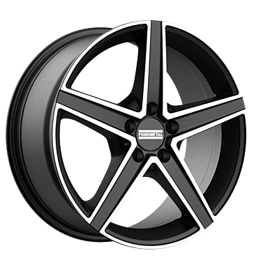 Fondmetal Ioke 8x18 ET48 5x112 66,5 matt black machined