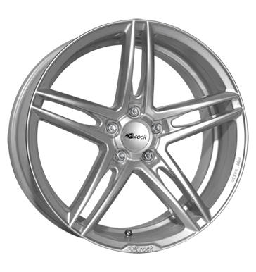 Brock B33 8x18 ET45 5x112 66,6 kristallsilber
