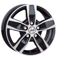 Autec Quantro 6,5x16 ET44 5x114,3 66,1 schwarz poliert