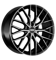 Fondmetal Makhai 9x20 ET33 5x112 66,5 glossy black machined