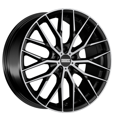 Fondmetal Makhai 9x20 ET40 5x108 63,34 glossy black machined