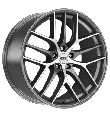 BBS CC-R K2 9,5x19 ET40 5x120 82 graphit seidenmatt diagedreht