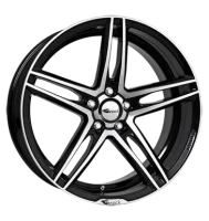 Brock B33 8,5x19 ET45 5x108 72,6 schwarz glanz vollpoliert
