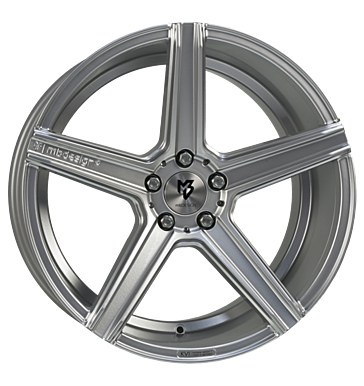 mbDESIGN KV1 8,5x19 ET25 5x112 75 lichtsilber