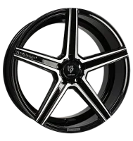mbDESIGN KV1 9x20 ET35 5x112 75 Schwarz glänzend...
