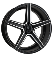 mbDESIGN KV1 9x20 ET42 5x127 71,6 Schwarz seidenmatt...
