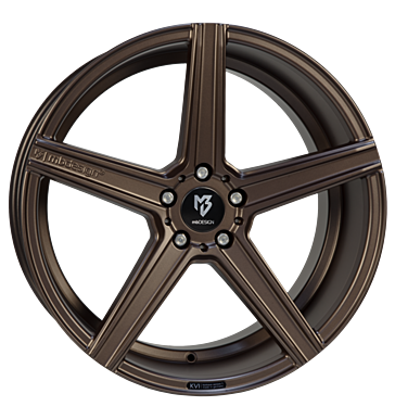 mbDESIGN KV1 DC 9x20 ET21 5x112 75 bronze seidenmatt
