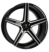 mbDESIGN KV1 DC 9x20 ET34 5x112 75 Schwarz glänzend...