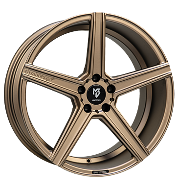 mbDESIGN KV1 DC 9,5x19 ET35 5x112 75 bronze hell seidenmatt