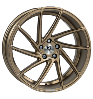 mbDESIGN KV2 8,5x19 ET43 5x112 75 bronze hell seidenmatt...