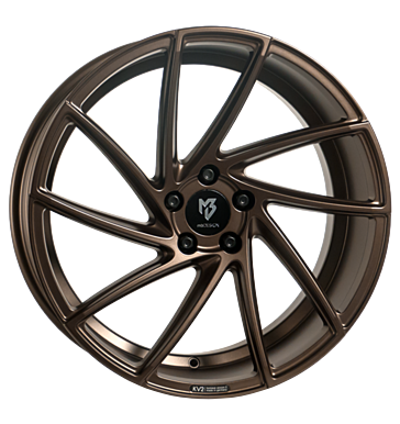 mbDESIGN KV2 8,5x19 ET43 5x108 75 bronze seidenmatt