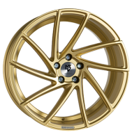 mbDESIGN KV2 8,5x20 ET40 5x115 75 gold glänzend