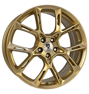 mbDESIGN KX1 8,5x20 ET45 5x108 75 gold glänzend