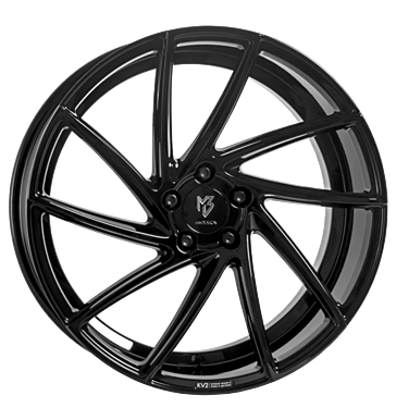 mbDESIGN KV2 8,5x20 ET45 5x130 71,55 schwarz glänzend