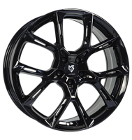 mbDESIGN KX1 9x21 ET35 5x112 75 schwarz glänzend