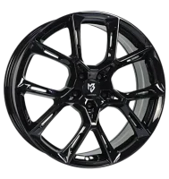 mbDESIGN KX1 9x21 ET40 5x112 75 schwarz glänzend