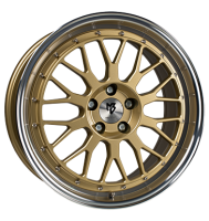 mbDESIGN LV1 7x17 ET45 5x112 75 Gold glänzend...