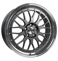 mbDESIGN LV1 8,5x20 ET35 5x120 72,55 Grau glänzend...