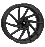 mbDESIGN KV2 8,5x19 ET43 5x112 75 schwarz stumpfmatt