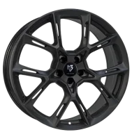 mbDESIGN KX1 9x21 ET26 5x112 75 schwarz stumpfmatt