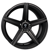mbDESIGN KV1 9x20 ET25 5x112 75 schwarz seidenmatt