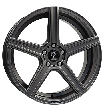 mbDESIGN KV1 DC 9x20 ET21 5x112 75 grau glänzend lackiert