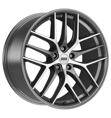 BBS CC-R 9x20 ET38 5x112 82 graphit diamant-gedreht matt