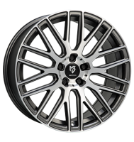 mbDESIGN KV4 7,5x18 ET45 5x112 75 grau matt lackiert...