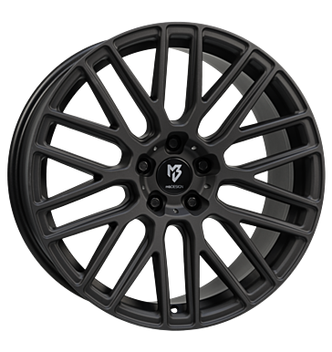 mbDESIGN KV4 7,5x18 ET42 5x112 75 schwarz stumpfmatt gepulvert
