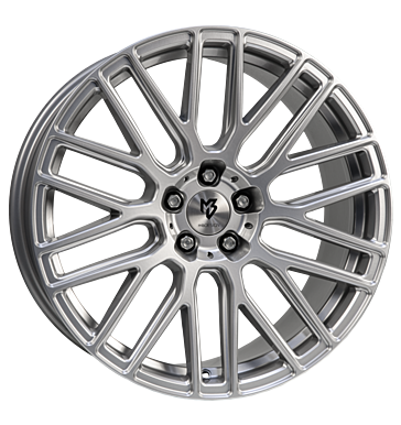 mbDESIGN KV4 8,5x18 ET45 5x112 75 lichtsilber glänzend lackiert