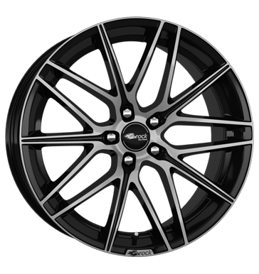 Brock B34 8x18 ET38 5x100 63,4 schwarz glanz vollpoliert