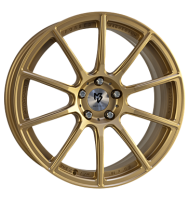 mbDESIGN MF1 7,5x18 ET45 5x108 75 gold matt lackiert