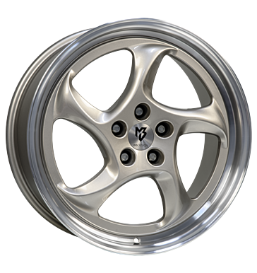 mbDESIGN Turbo 9x19 ET42 5x112 75 champagner glänzend Außenbett pol.