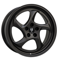 mbDESIGN Turbo 9,5x19 ET40 5x112 75 schwarz stumpfmatt...