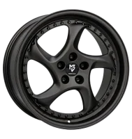 mbDESIGN Turbo S 8,5x19 ET45 5x112 75 schwarz stumpfmatt...
