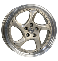 mbDESIGN Turbo S 9x19 ET42 5x108 75 champagner...