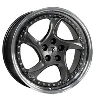 mbDESIGN Turbo S 9x19 ET42 5x112 75 Grau glänzend...