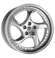 mbDESIGN Turbo S 9x19 ET42 5x112 75 silber glänzend...
