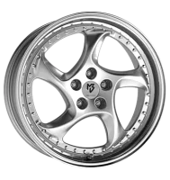 mbDESIGN Turbo S 9x19 ET42 5x112 75 silber glänzend...
