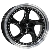 mbDESIGN Turbo S 9,5x19 ET40 5x112 75 Schwarz...