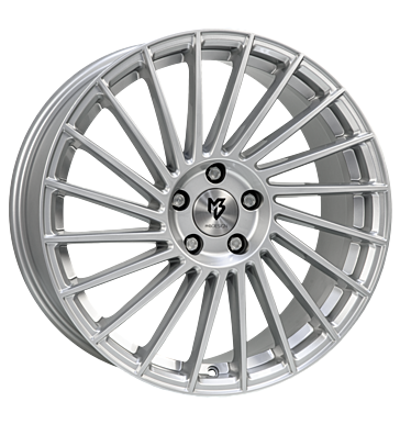 mbDESIGN VR3 8,5x19 ET45 5x108 75 lichtsilber glänzend lackiert